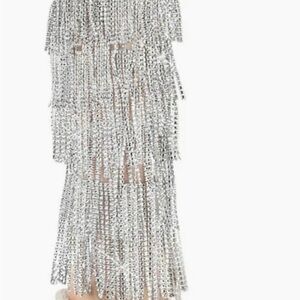 Pleaser Heel Boots Spectator-3019C-RSF fringe knee high shoes platform sandals